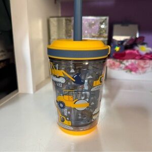 Reduce Yellow and Grey Construction Kids Cup